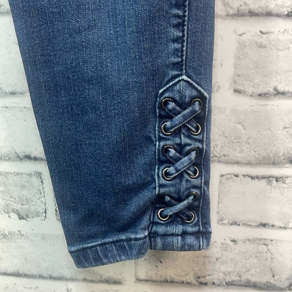 Earl Jeans Skinny Laced Ankle Jeans 6 - Picture 8 of 8